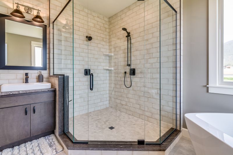 Tile Surround Shower